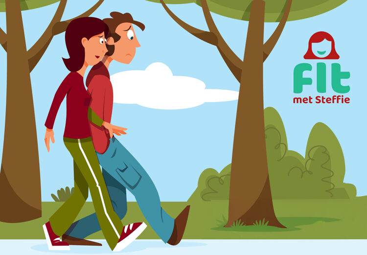 Ook kleine stukjes wandelen, zoals naar de brievenbus of de winkel, helpen al om gezonder te worden!