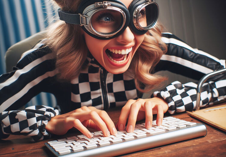 Een actieve computergebruiker raakt 669 keer per uur de spatiebalk aan. De vingers leggen 32 kilometer per dag af.