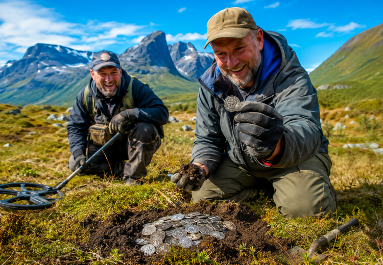 Enorme Vikingschat gevonden in Noorwegen.