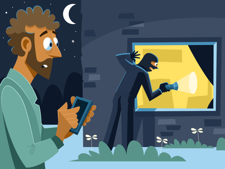 Een inbreker wil er maximaal 3 minuten over doen om binnen te raken.