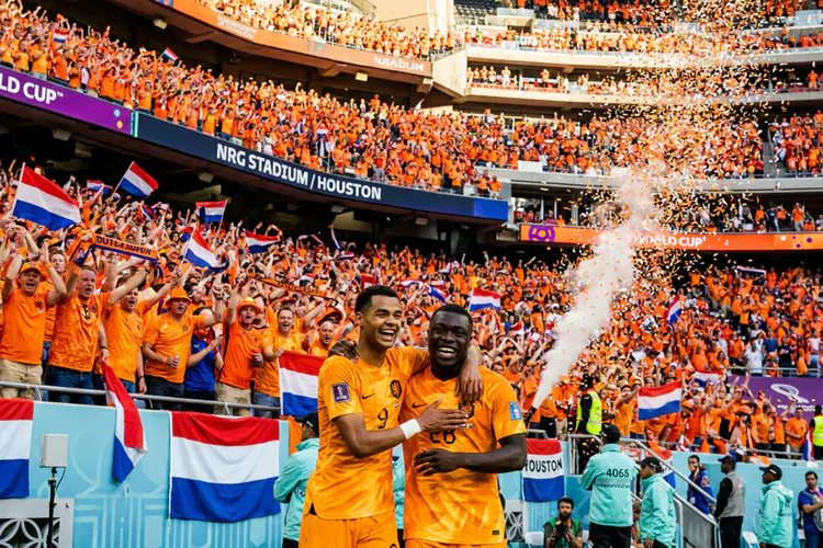 Nederland speelde de wedstrijd in Houston, waar bijna 69.000 mensen in het stadion zaten.