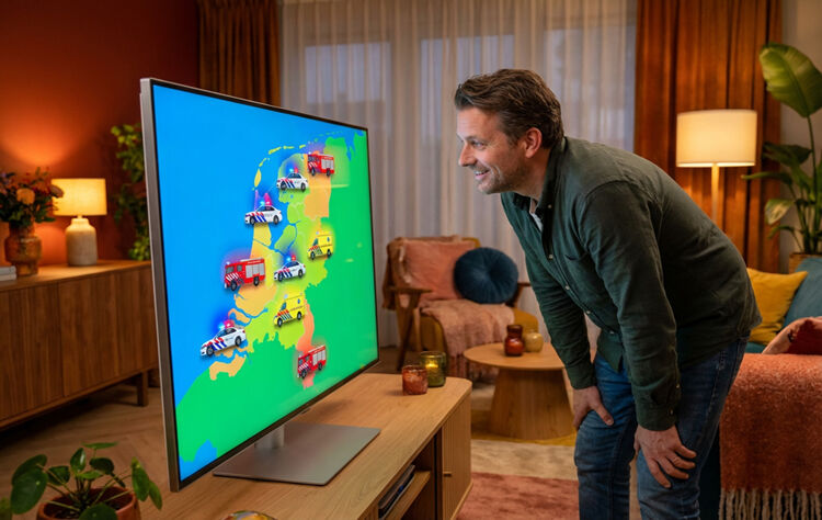 Op de kaart zie je in één oogopslag waar hulpdiensten naartoe gaan in jouw buurt.