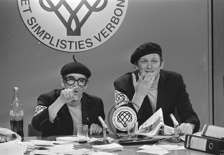 Opname van de show van het Symplistisch Verbond.