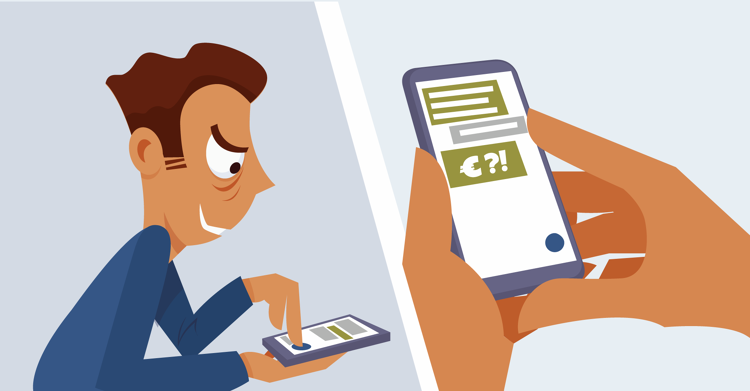 Phishing betekent hengelen. Dieven vissen naar jouw gegevens om je op te lichten.