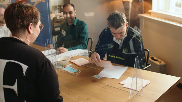 Jeffrey hielp bij de vorige verkiezingen mee als vrijwilliger.