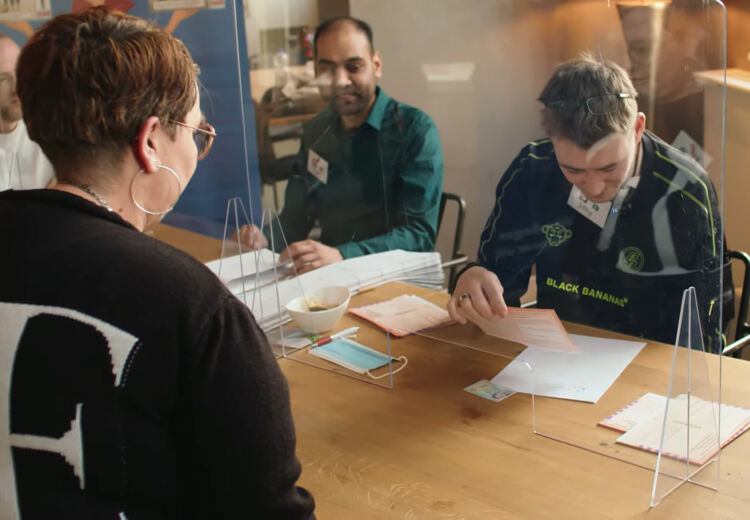 Jeffrey hielp bij de vorige verkiezingen mee als vrijwilliger.