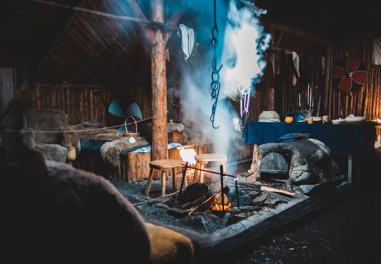 Een kijkje in de huizen van 'echte' Vikingen.