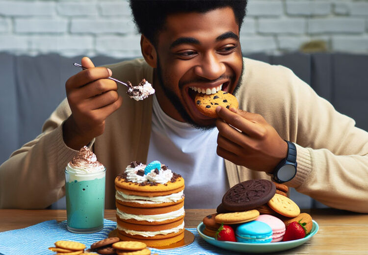 Het verschilt per persoon of je liever zoet of hartig eet tijdens een 'vreetbui'.