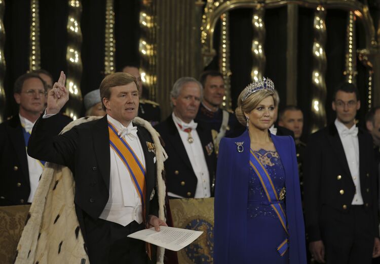 De kroning van Willem-Alexander in 2013