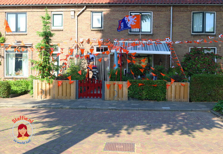 Oranje versiering