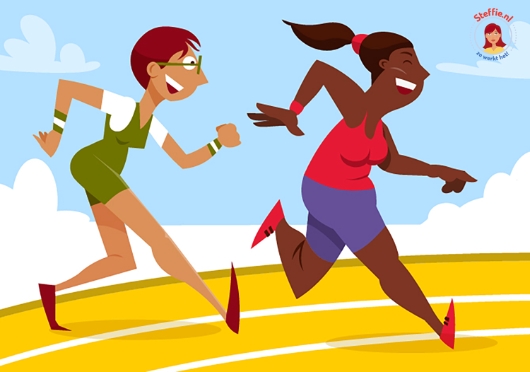 Special Olympics hebben speciale regels, zodat iedereen op zijn of haar eigen niveau kan presteren.