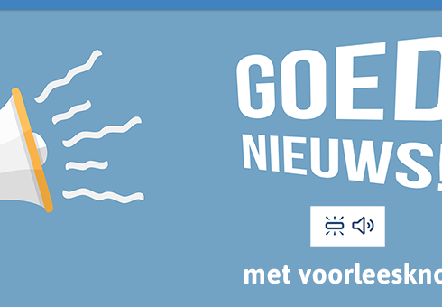 Je kan het nieuws van Steffie ook laten voorlezen.