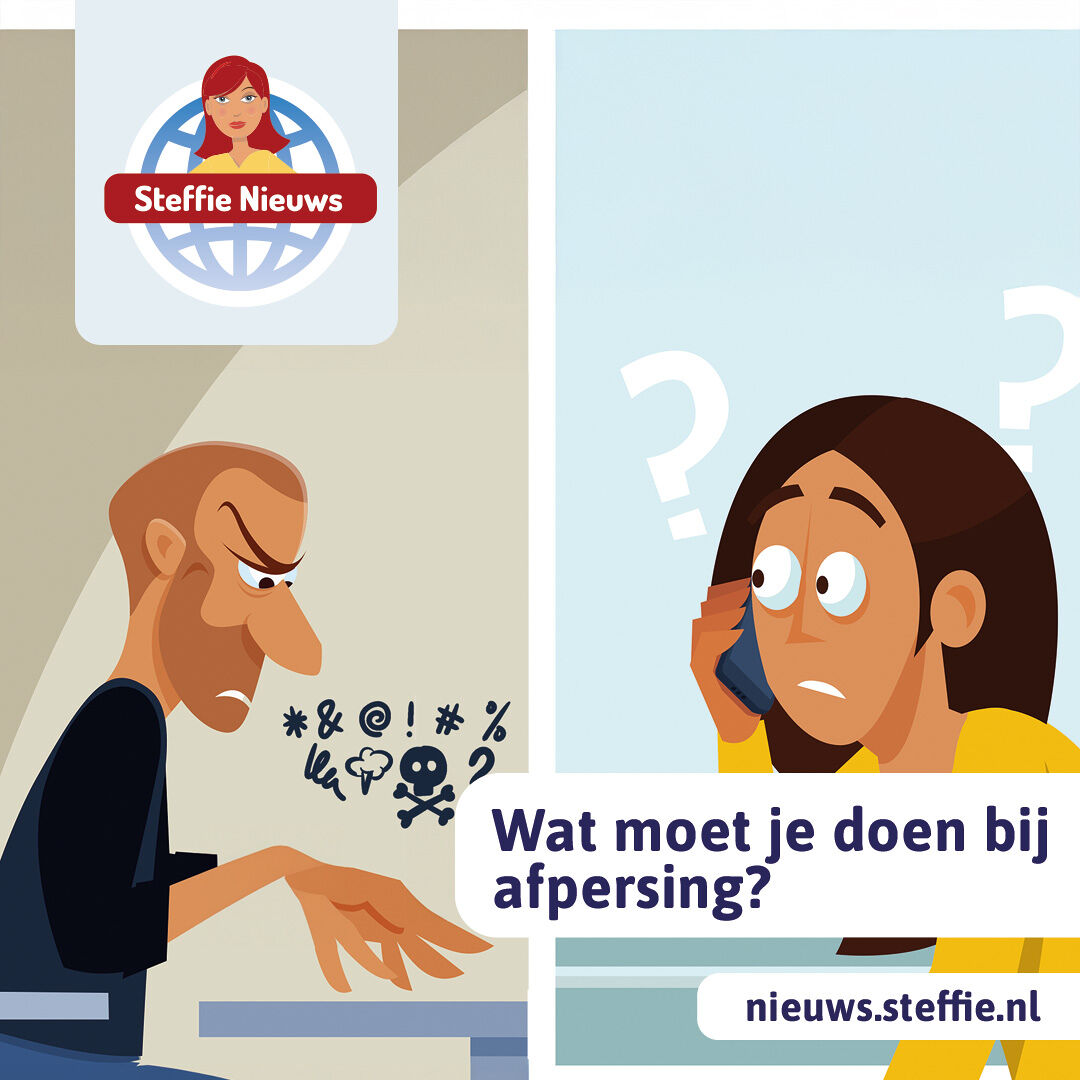 Wat moet je doen bij afpersing?