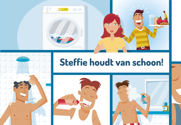 Persoonlijke verzorging bestaat uit verschillende stappen.