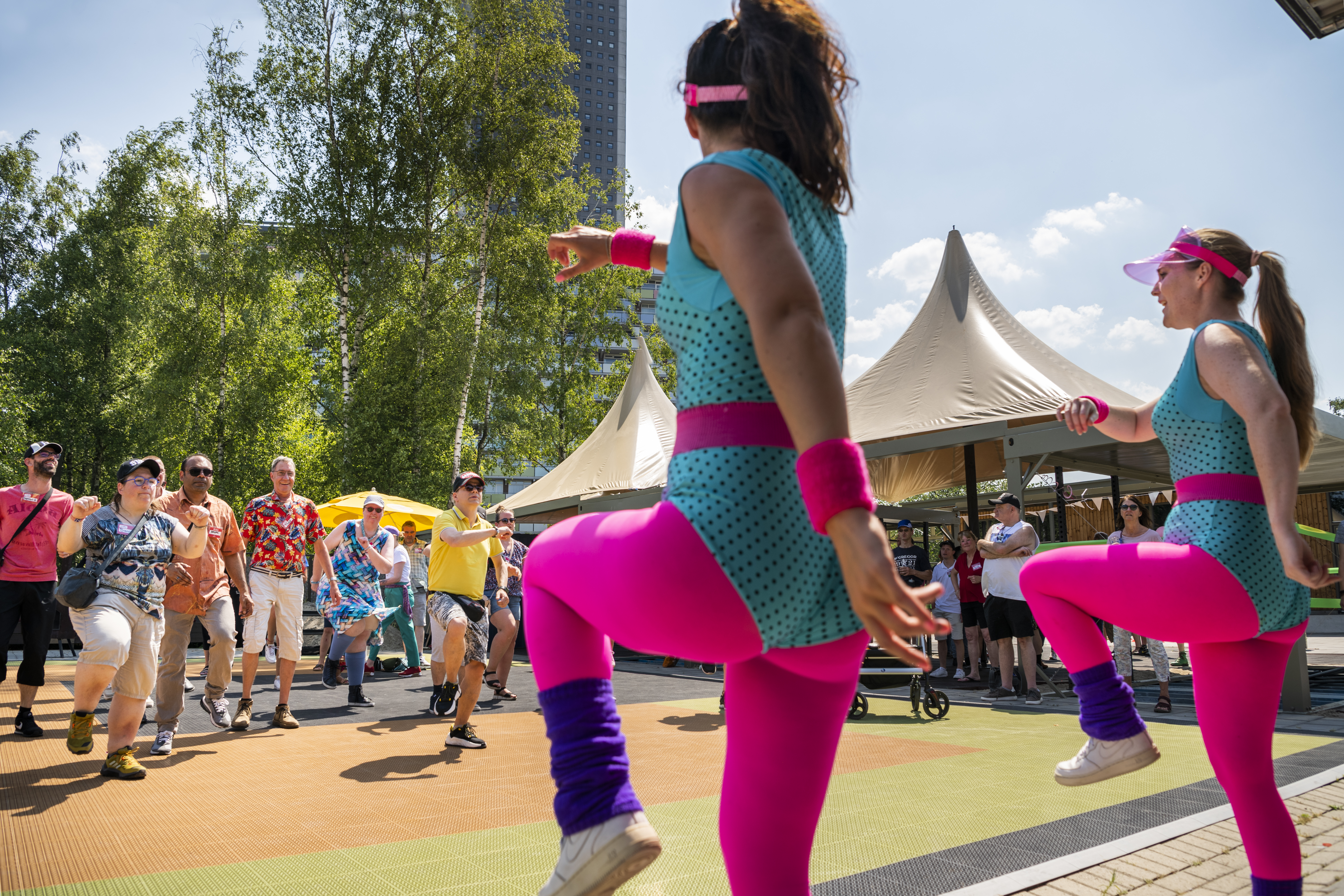 Lekker dansen op het Zomerfestival!