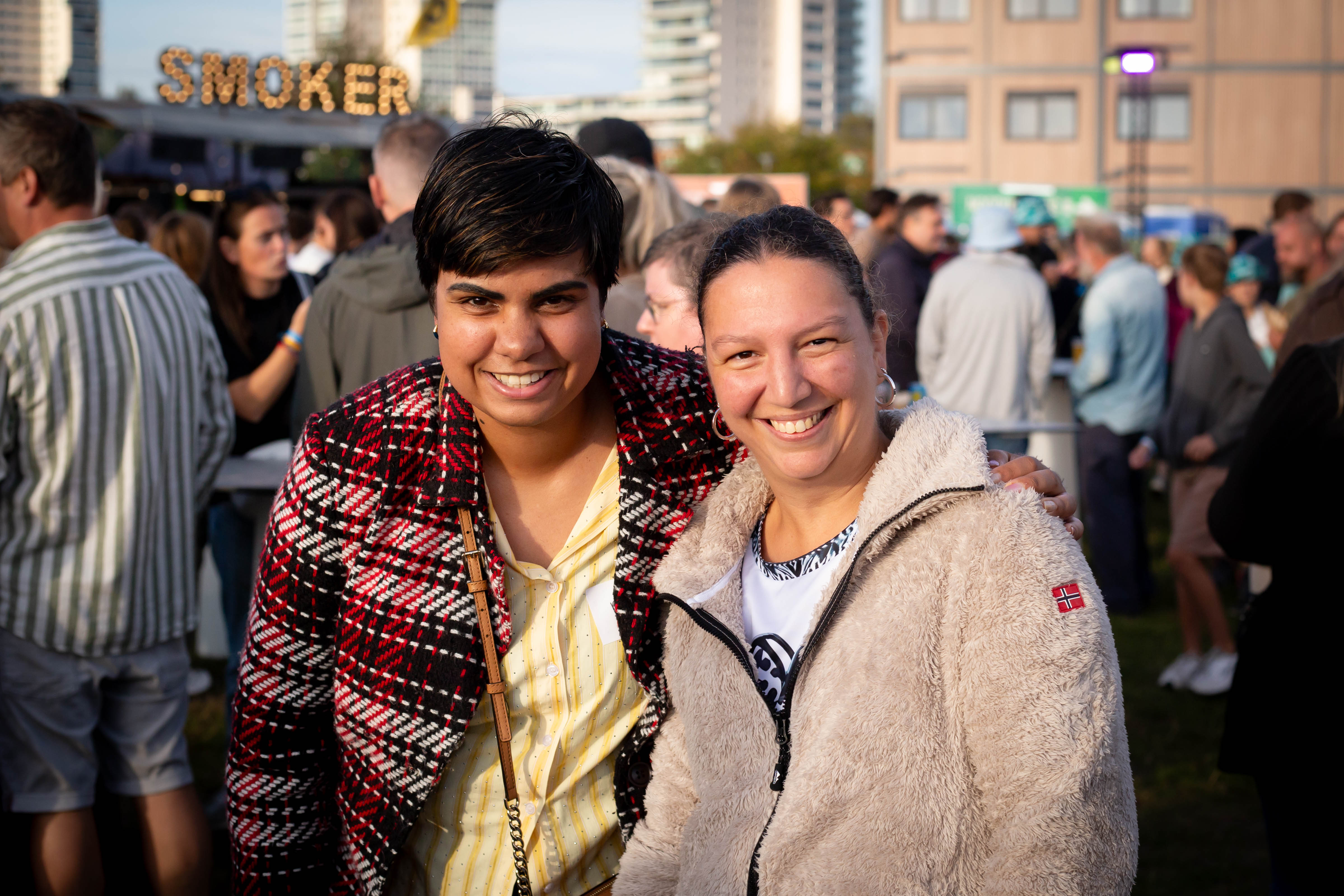 Samen naar Rotterdam gereisd om naar Culinesse te gaan.
