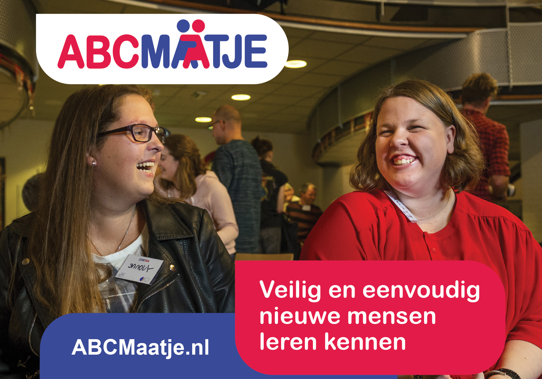Op ABCMaatje.nl maak je veilig en eenvoudig nieuwe vrienden.