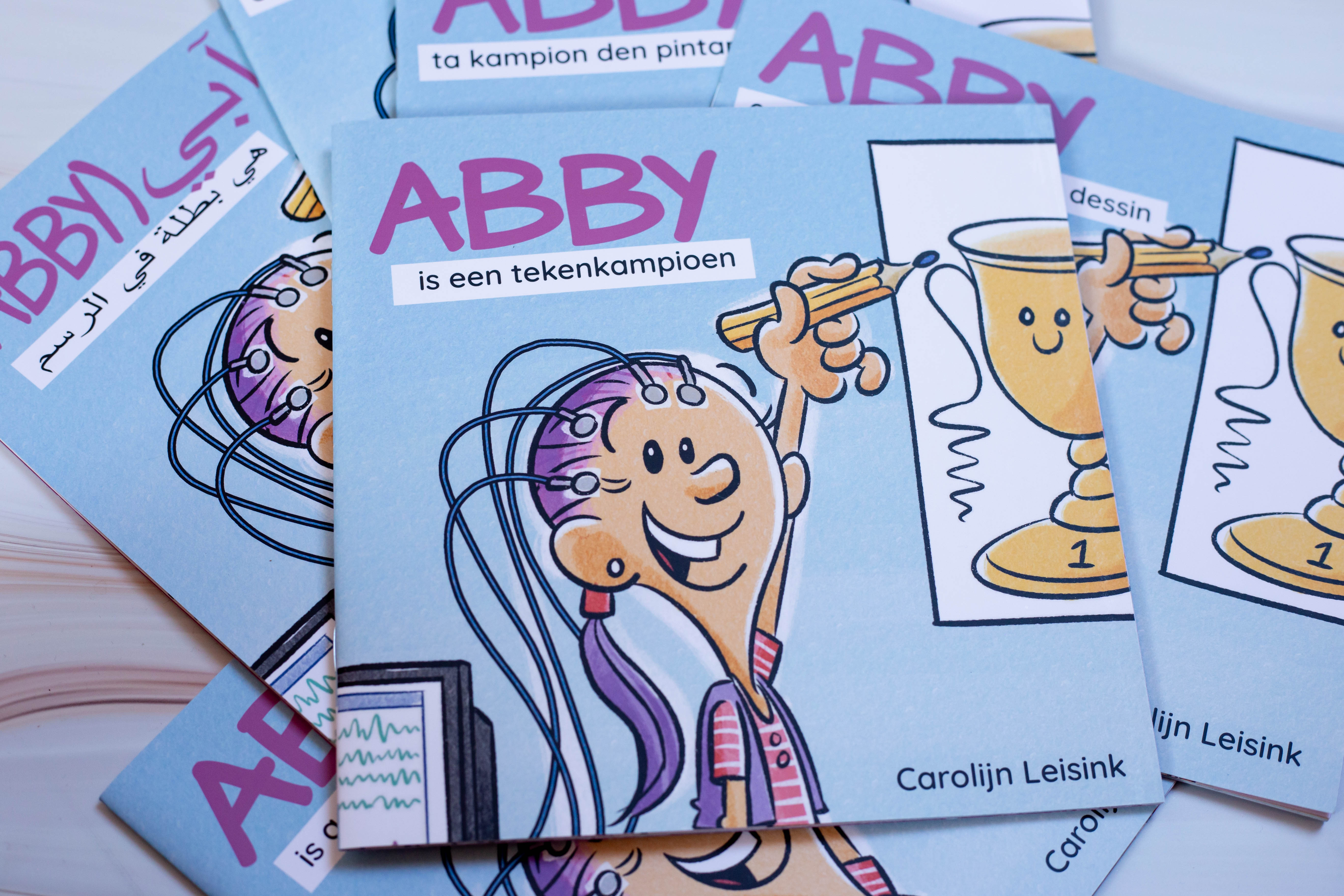 Abby is een tekenkampioen