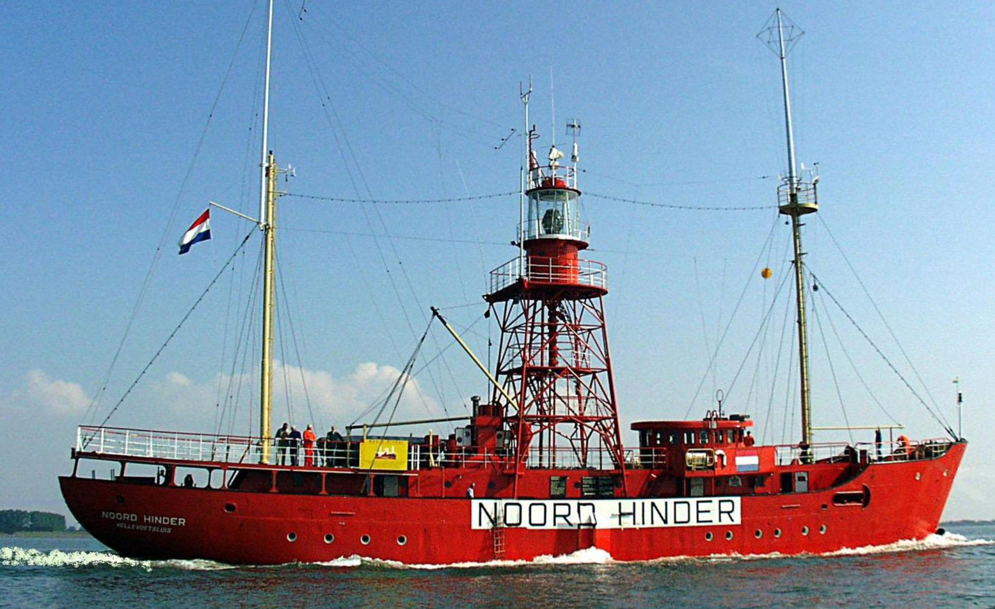 Het lichtschip Noord Hinder had geen motor en werd op zee vastgeankerd. Bemanningsleden woonden er wekenlang zonder ooit aan wal te komen.