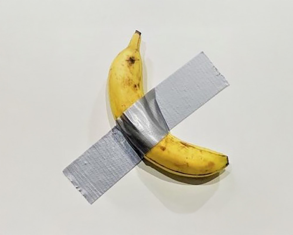 Banaan met ductape