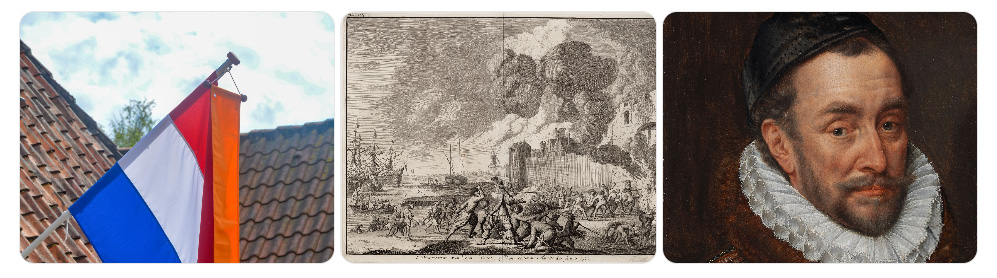 Watergeuzen en Willem van Oranje.