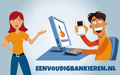 Steffie helpt je met online bankieren.