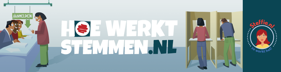 Steffie helpt met stemmen