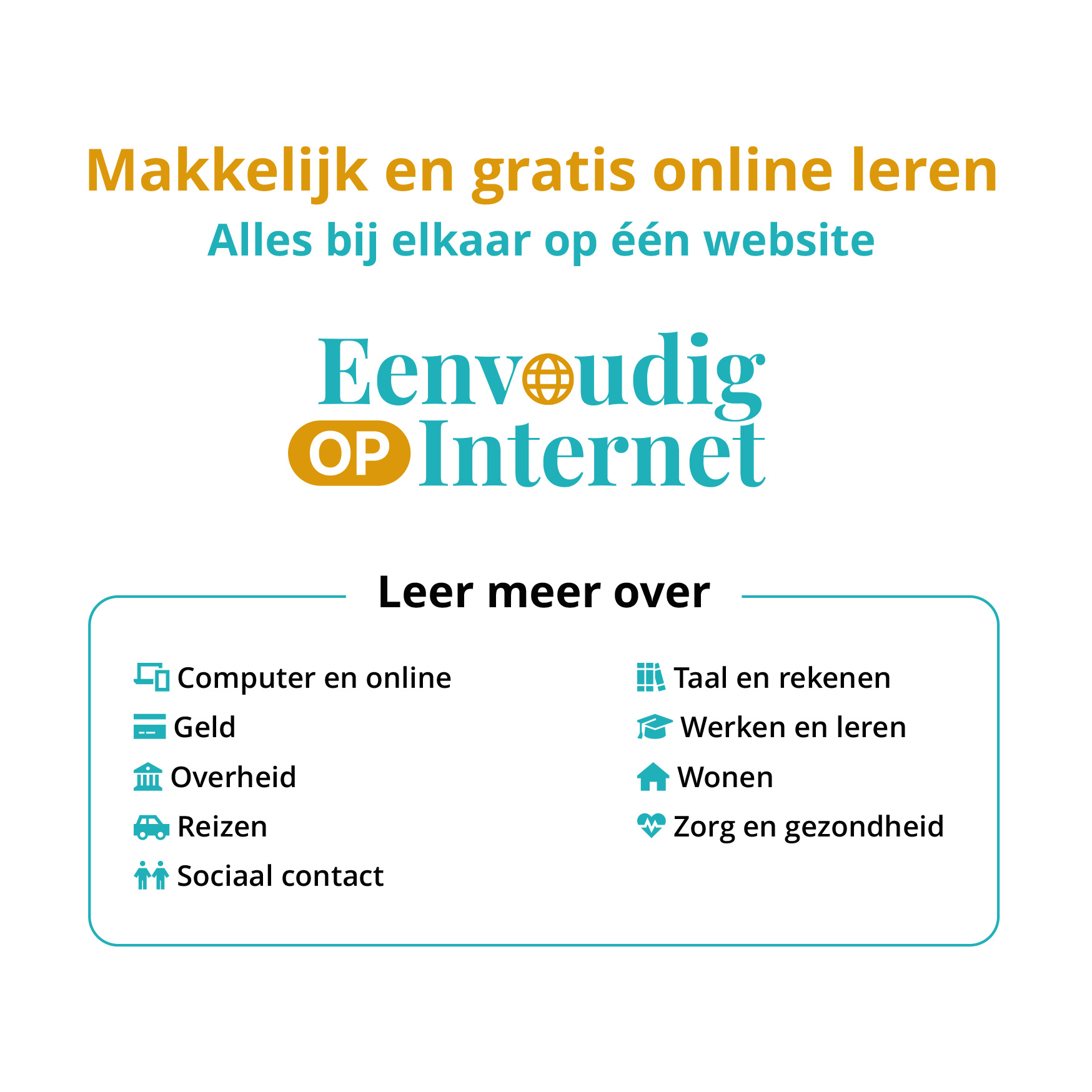 Eenvoudig op internet