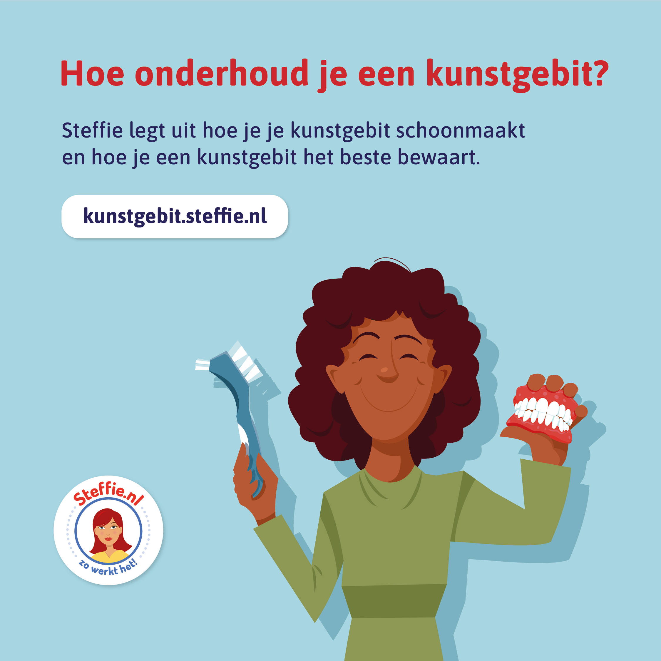 Hoe werkt een kunstgebit?