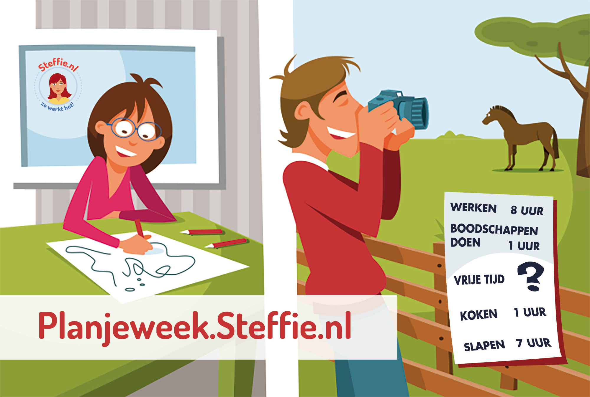 Plan je week eenvoudig met Steffie