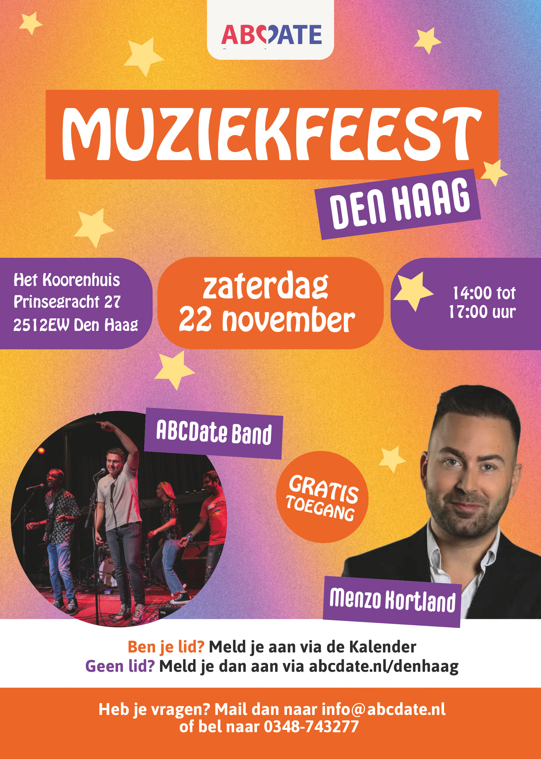 Zing mee met ABCDate!