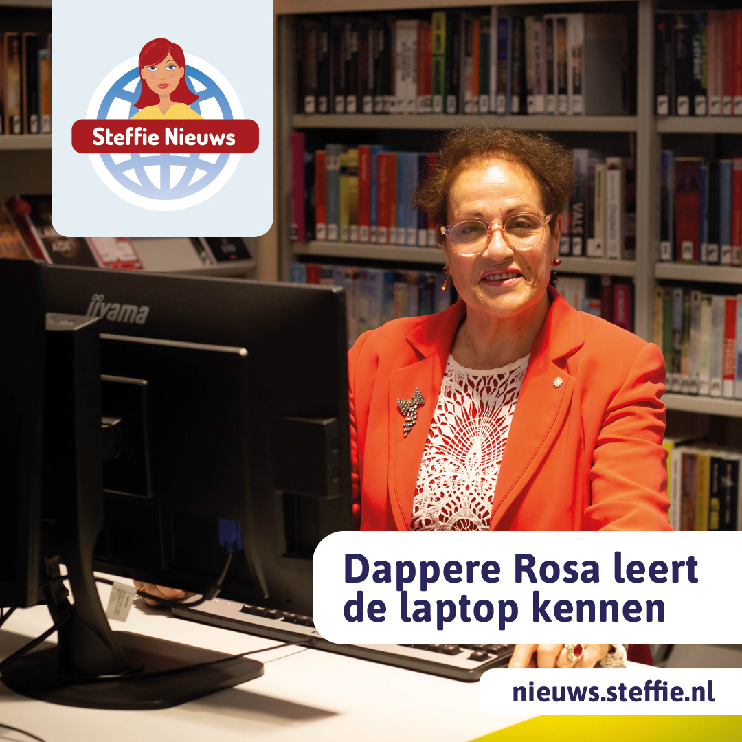Rosa leert computeren