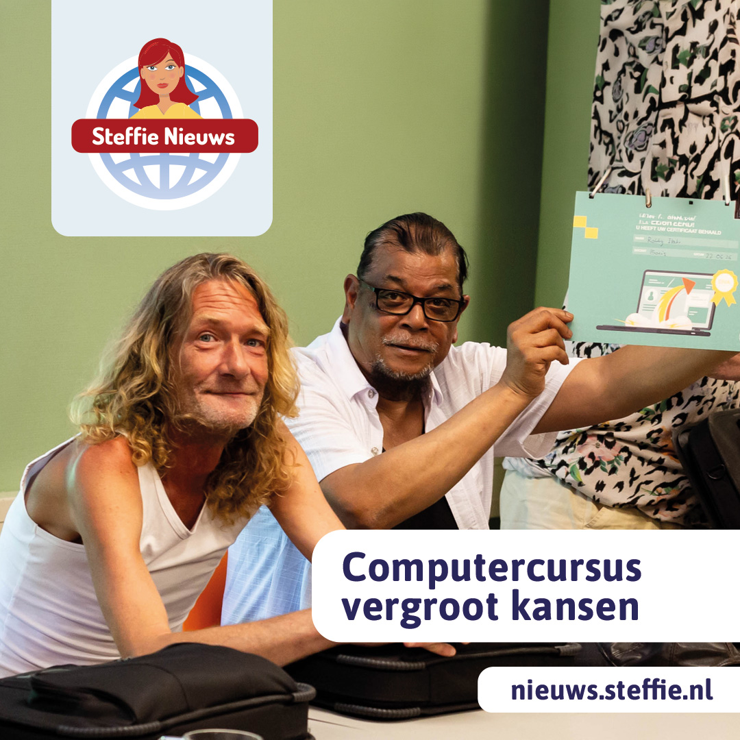 Computercursus met Steffie.