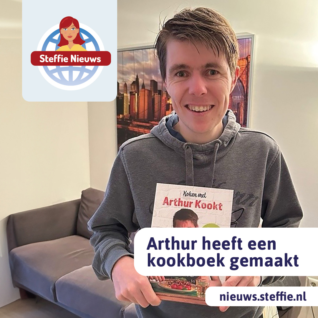 Arthur heeft een kookboek gemaakt