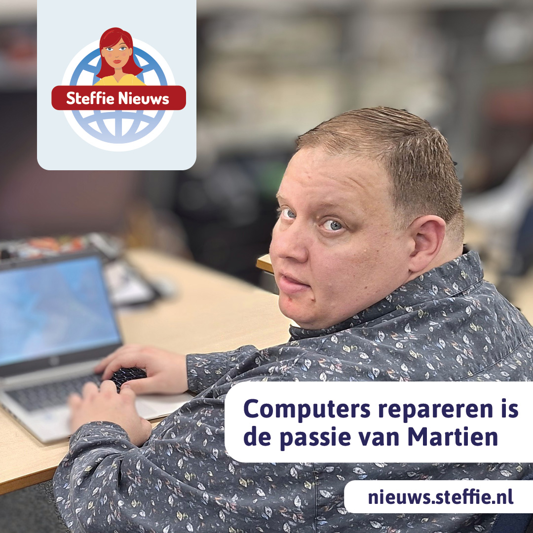 Martien repareert computers