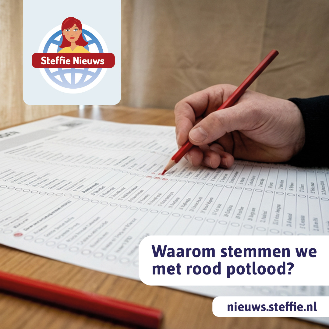 Waarom stemmen we met een rood potlood?