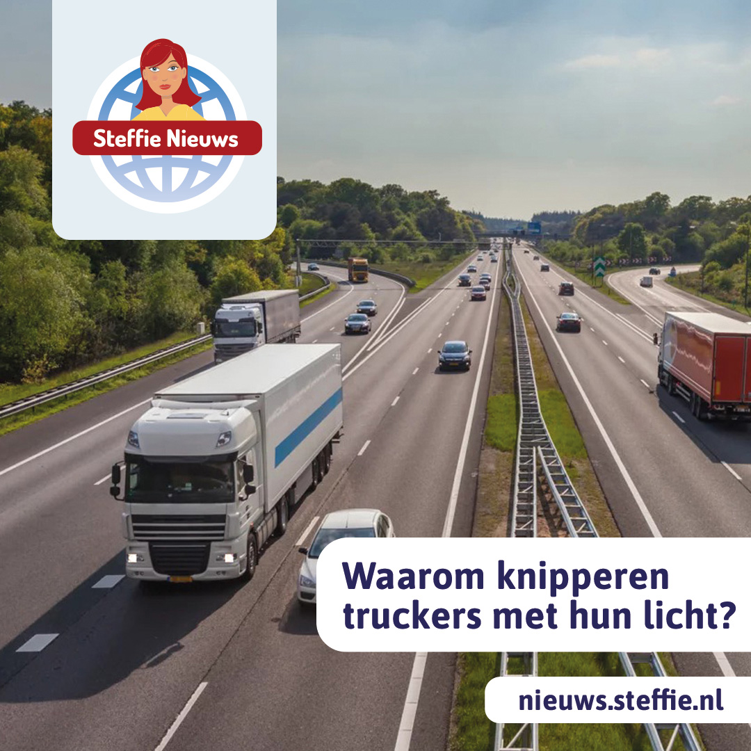 Knipperende truckers