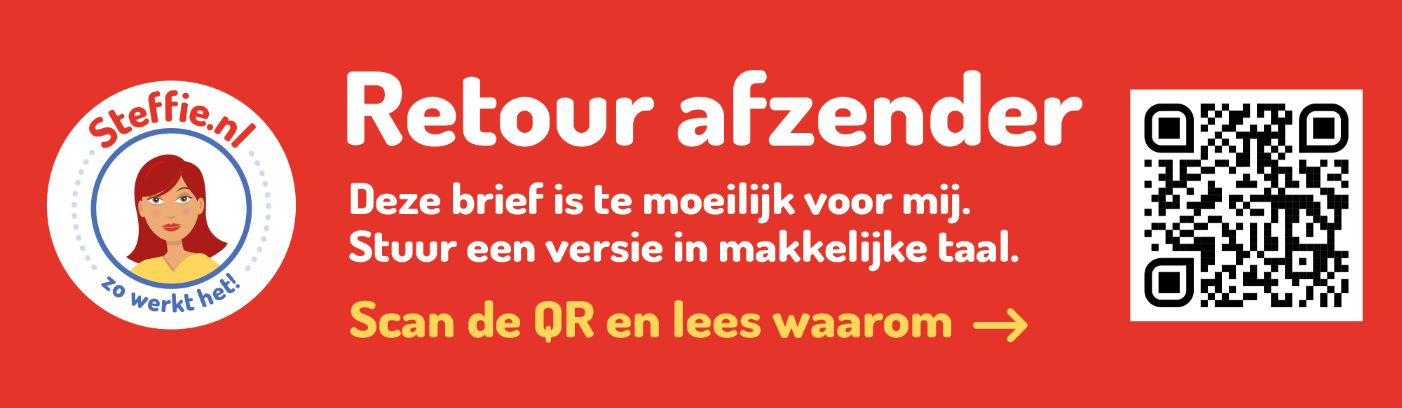 Bestel hier de sticker van Steffie!