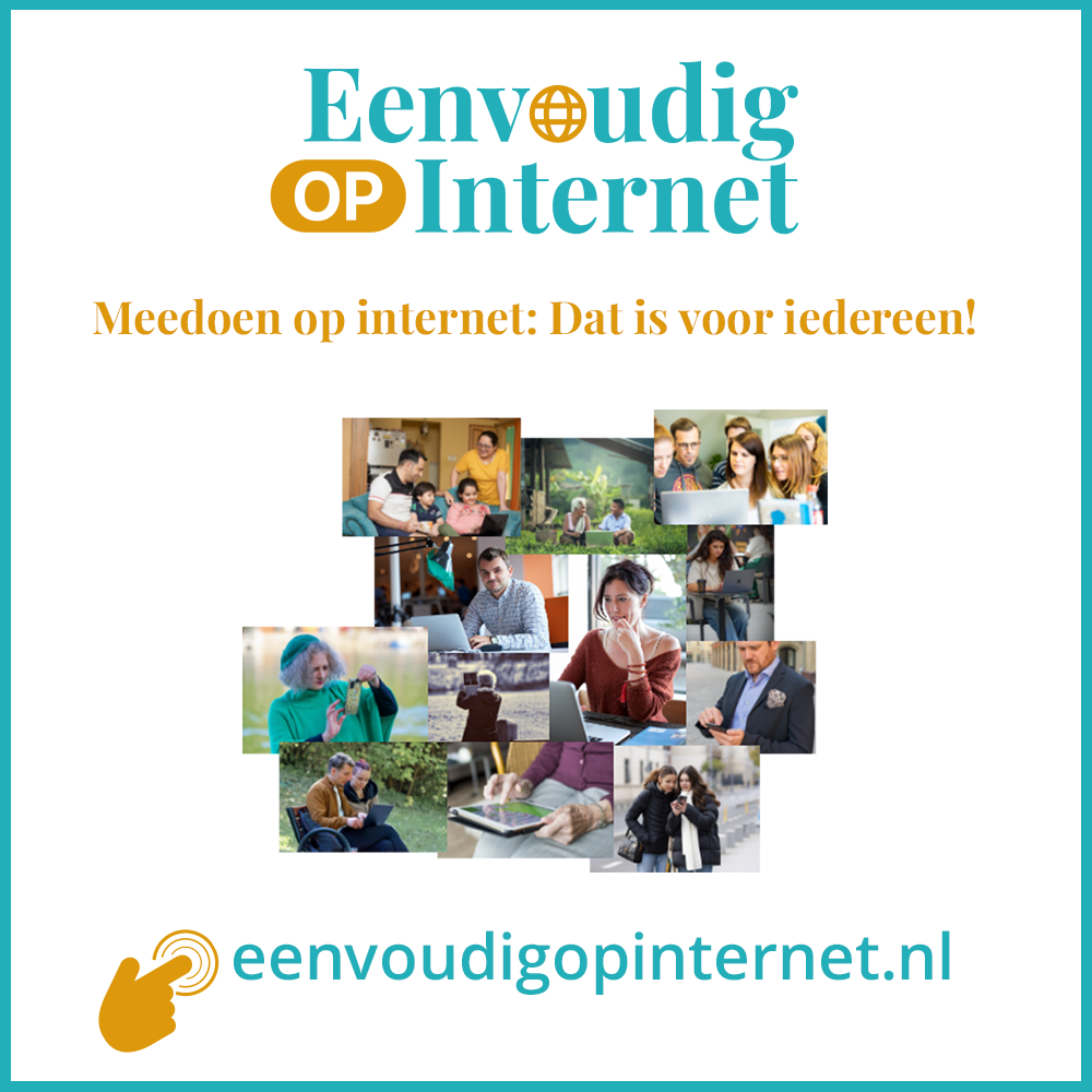 Eenvoudig op internet!