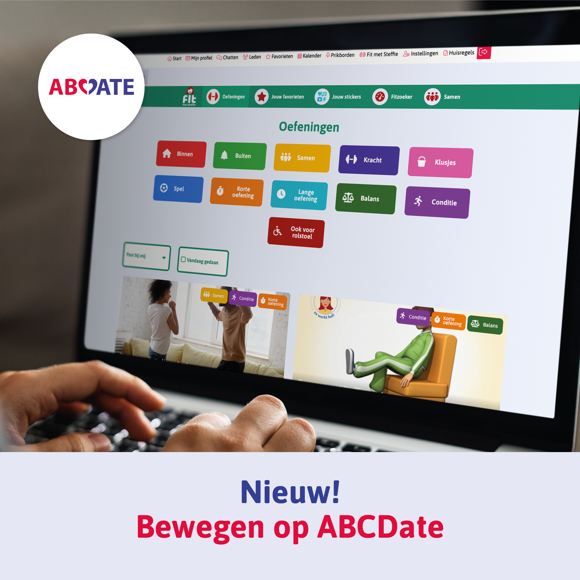 Fit met Steffie zit nu ook in ABCDate!